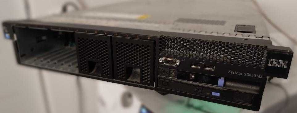 Serwer IBM x3650 M3, 48 GB RAM, 2procesory 2,4Ghz, 2zasilacze