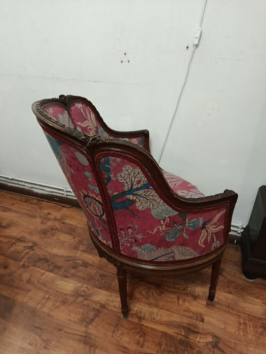 Fotel antyczny XIX - wieczny gabinetowy