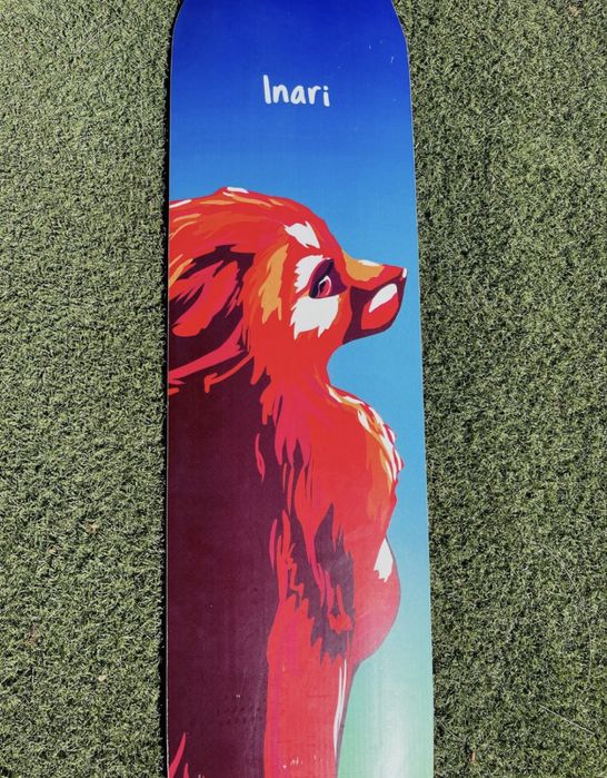 Longboard Pepper Inari 48 - Custom Fox Art - Bear Trucks - Quase Novo!