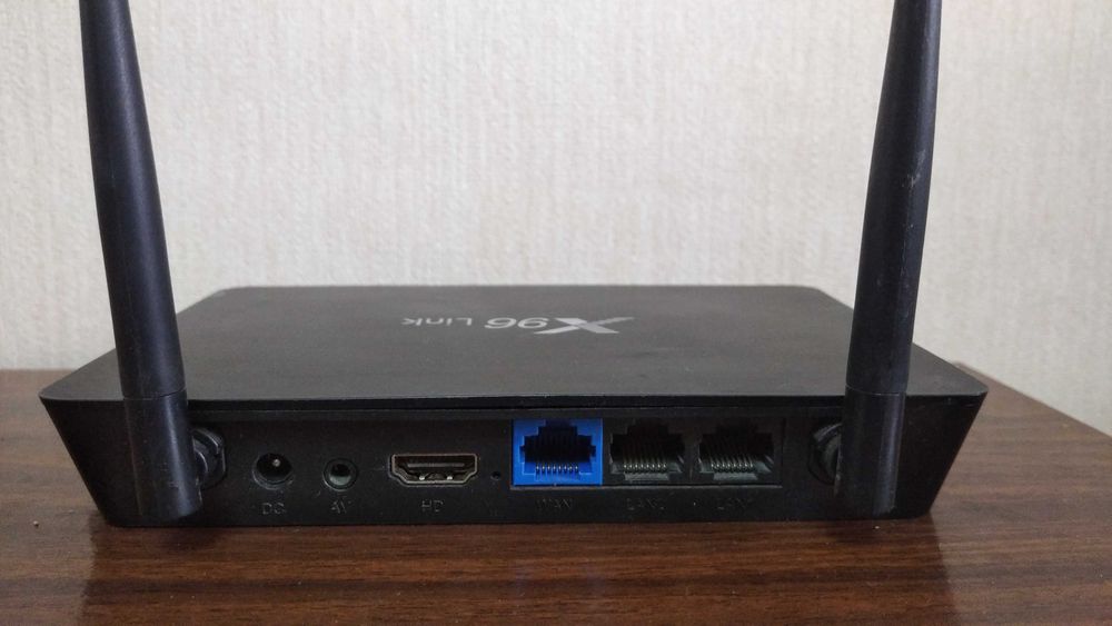 Смарт ТВ Android приставка + WIFI роутер 2 в 1 X96 Link 2/16GB 4K