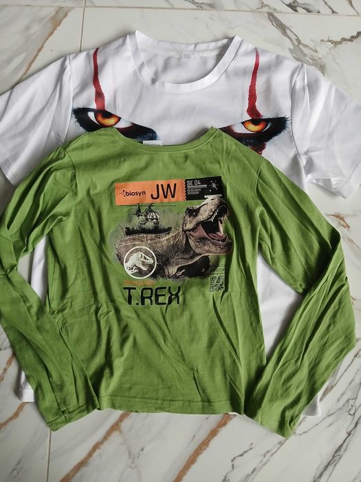 bluza i unikatowe koszulki dla chłopca 134