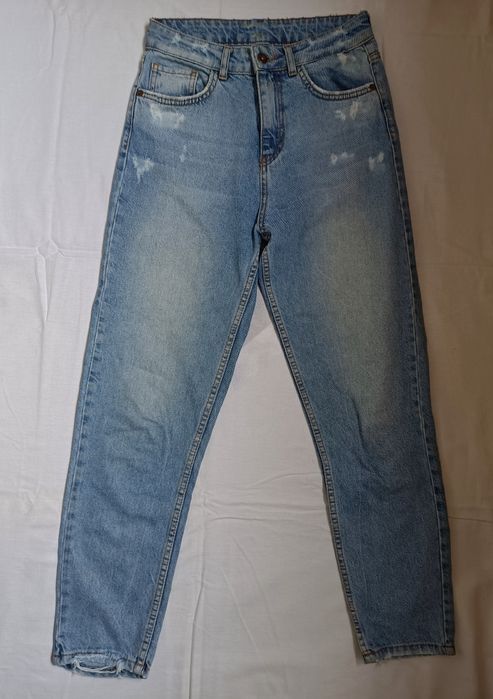 Жіночі джинси блакитні Mom