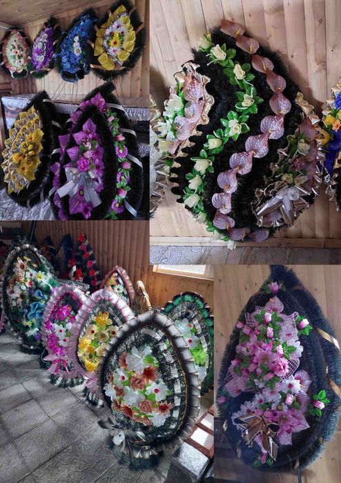 Ритуальний салон, обрамівки, надгробки, домовини, огорожі, пам'ятники.