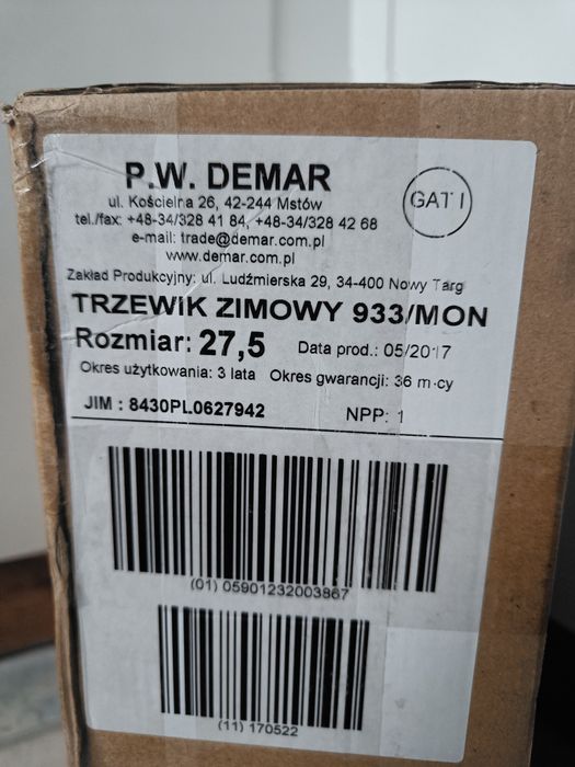 Buty wojskowe Demar