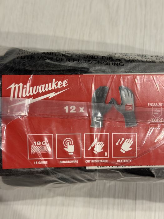 MILWAUKEE Rękawice ochronne  antyprzecięciowe KAT.D