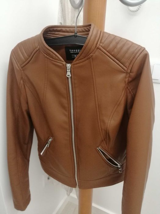 Blusão tipo motard