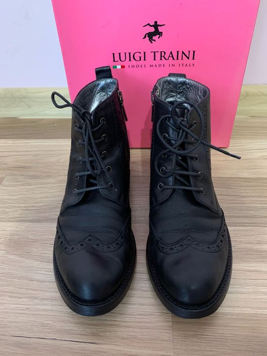 Luigi Traini Италия, р.37, 100% кожа, ботинки