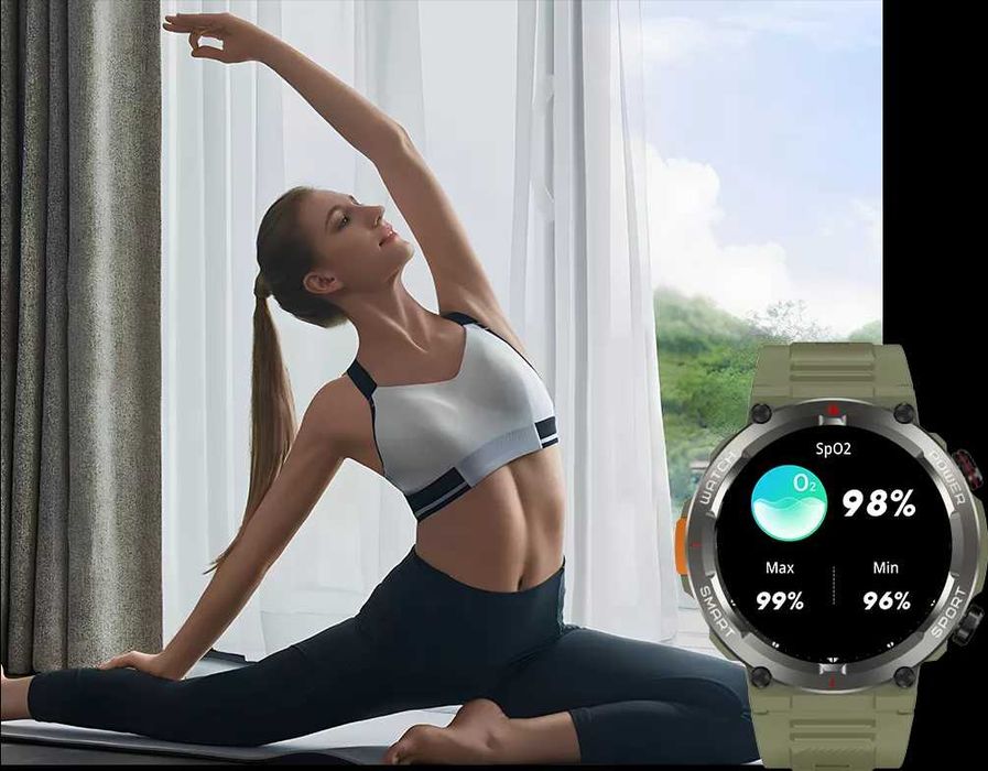 Смартчасы Blackview W50, цвет Green_ЛУЧШАЯ ЦЕНА