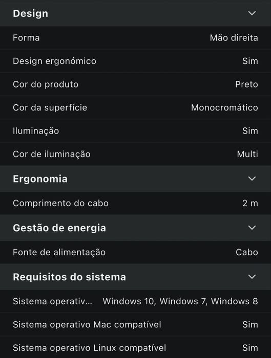 Rato Gaming Glorious model D preto