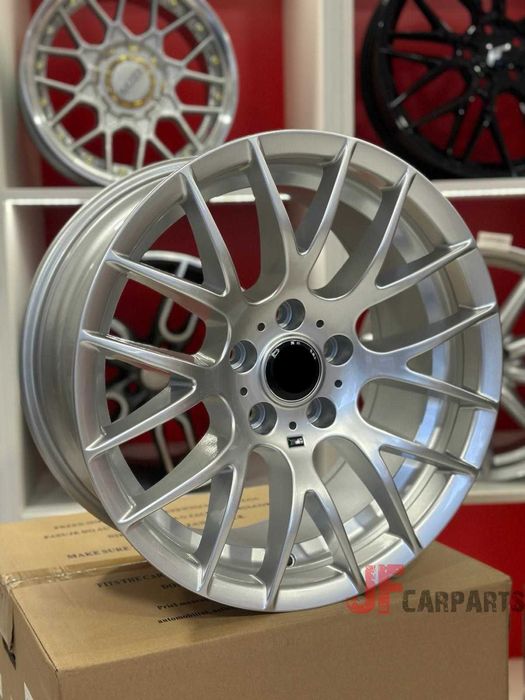 Jantes Bmw M359 Style 18x8J et35 + 9J et38 5x120 Hyper Silver e Preto