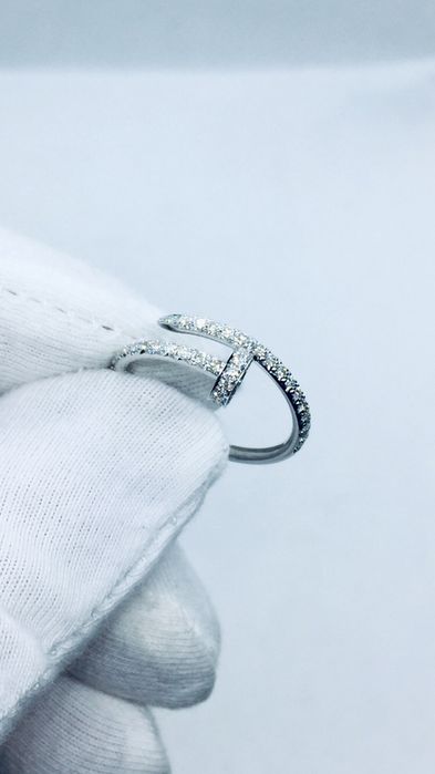 Золотое Кольцо гвоздь Juste un Clou CARTIER, Бриллианты 0.40ct. 2450$