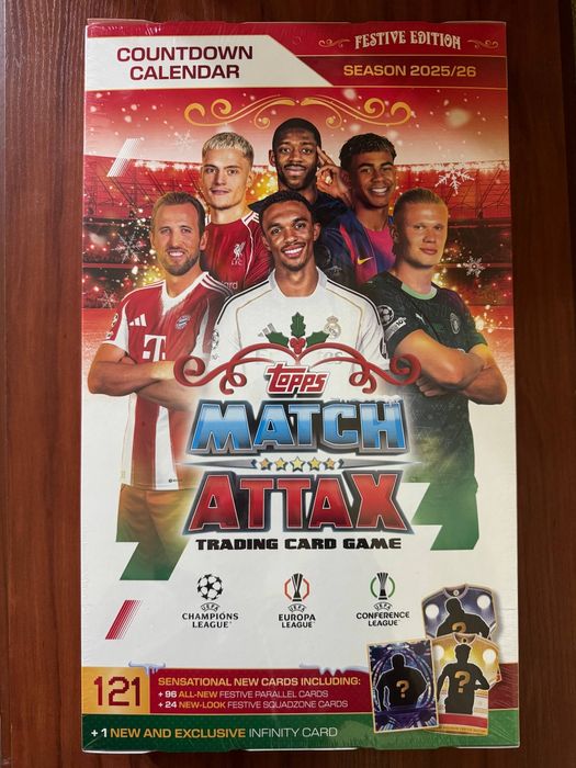 Адвент Topps Match Attax 2025/26 Countdown