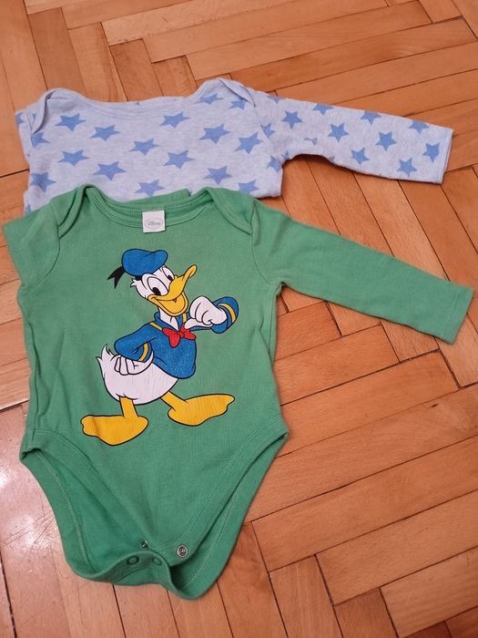 Body chłopięce na długi rękaw rozmiar 68-74, firmy Disney.