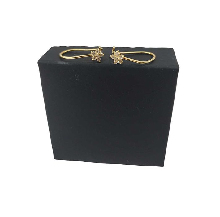 Złote kolczyki P. 585 W: 0,83G