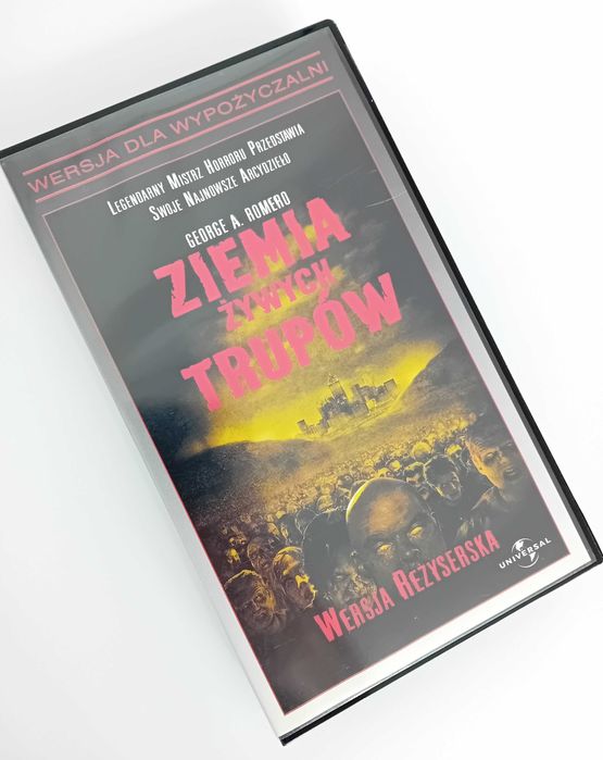 Kaseta VHS - Ziemia Żywych Trupów - George A. Romero Wersja Reżyserska PL