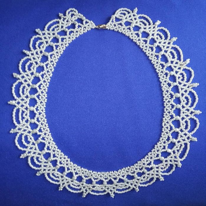 Кольє з чеського бісеру  " Ніжність"