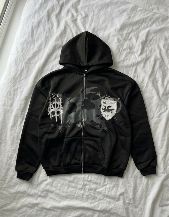 Зип худи тепла Yori Sport × Balenciaga Cozy type кофта dragon cipa зіп