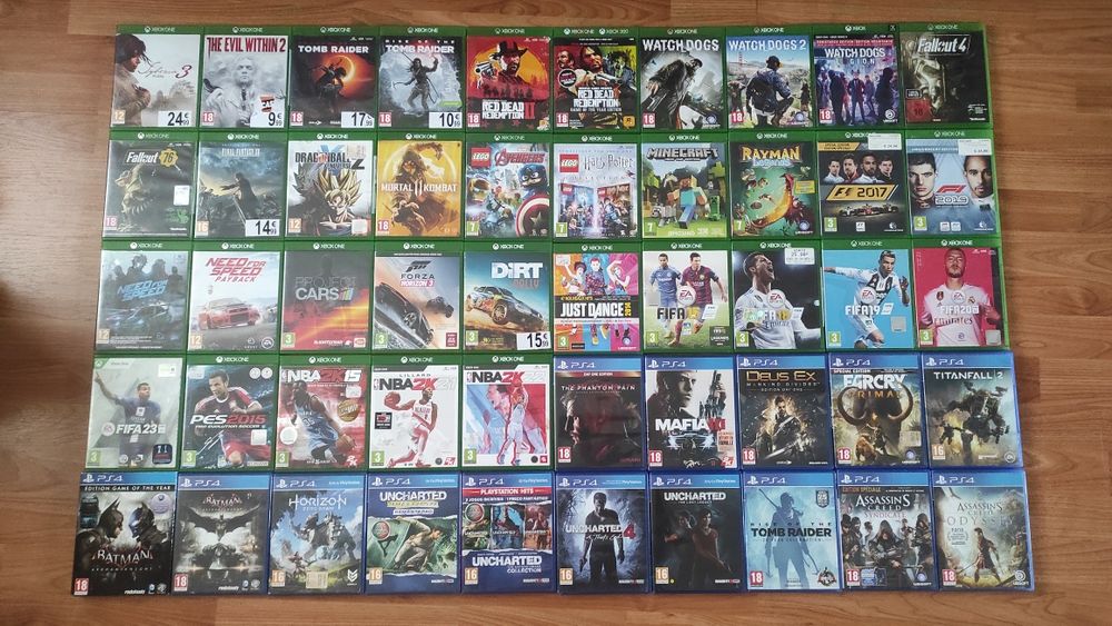 Jogos PlayStation 4, switch e Xbox One