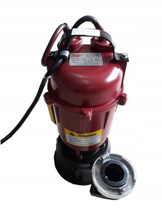 Pompa do wody brudnej szamba studni 3850w  najmocniejsza  20 tys l /h