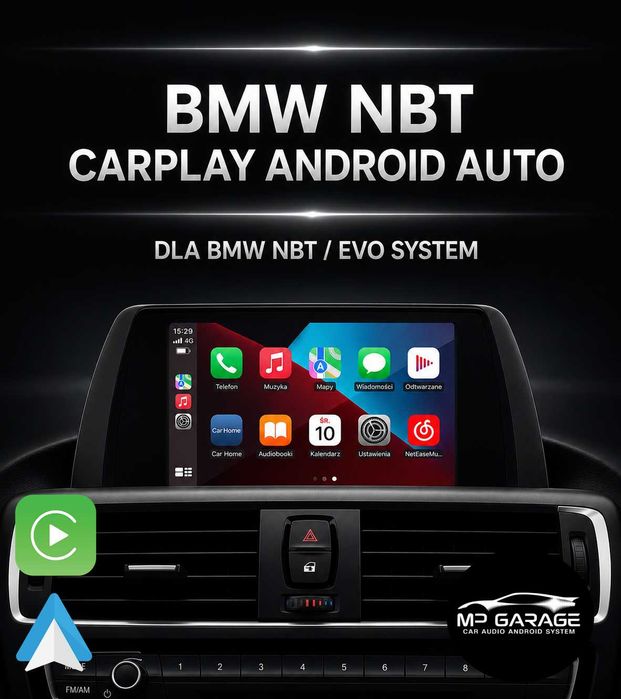 BMW NBT EVO Apple CarPlay Android Auto Moduł Bezprzewodowy Montaż PL