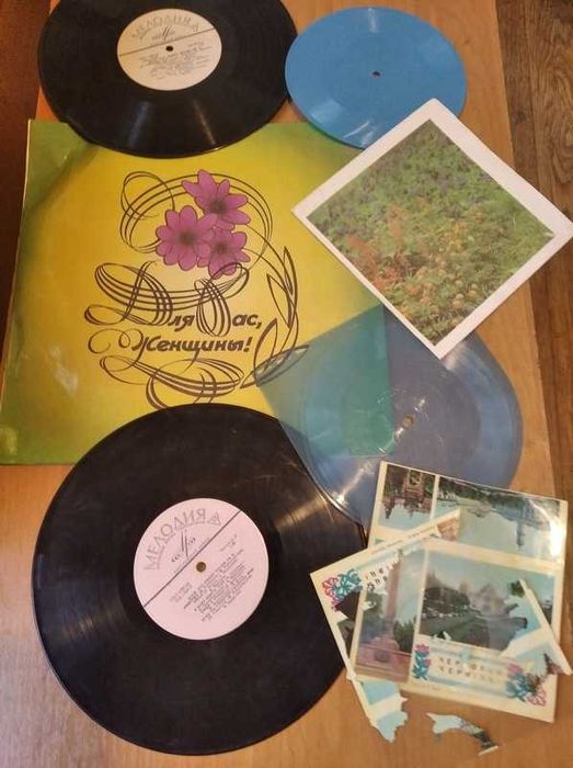 Пластинки виниловые разные