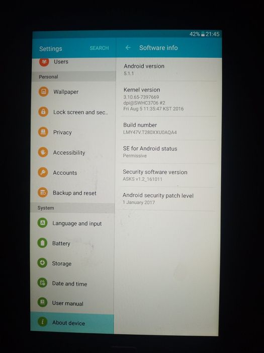 Продам планшет Т280