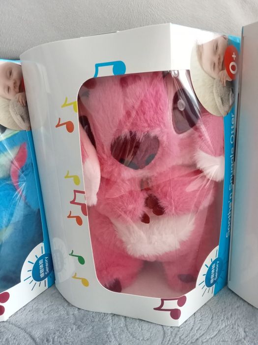 М'яка іграшка нічник дихаючий Стіч в подарунковій коробці