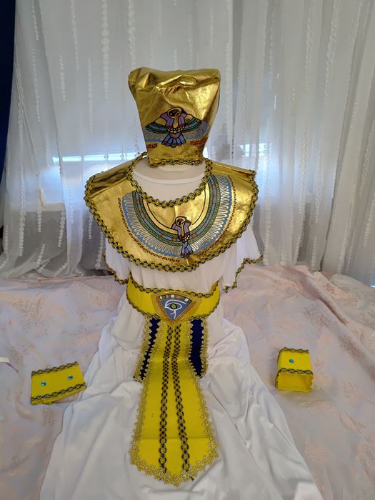 Piękny strój przebranie faraon starożytność historia 6 elem. roz do XL