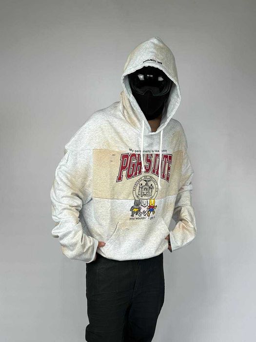 Project GR Grailz худі худи серая кофта сіра distressed opium y2k S M