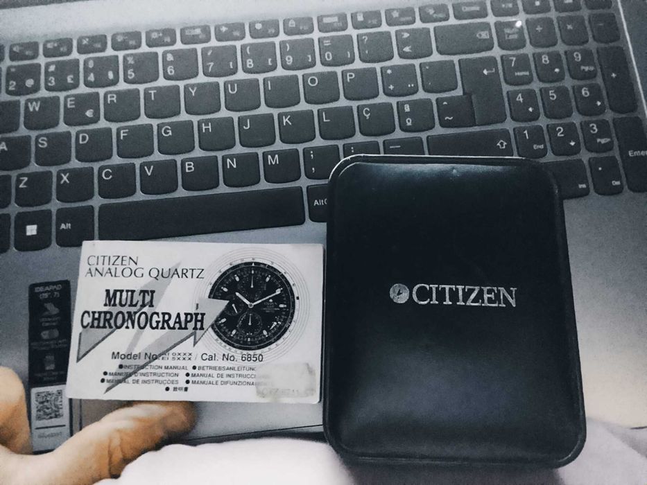 relógio masculino vintage Citizen.