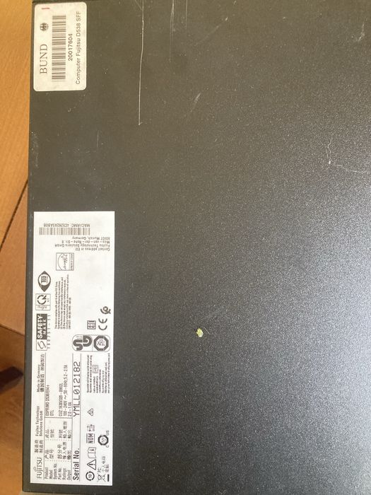 Комп'ютер Fujitsu Esprimo D538 SFF 8th Gen 16Gb DDR4 SSD 800Gb