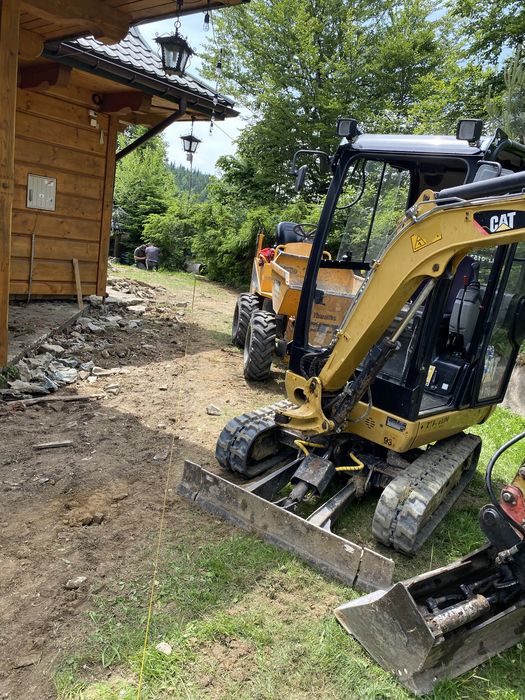 Uslugi minikoparka 2t cat