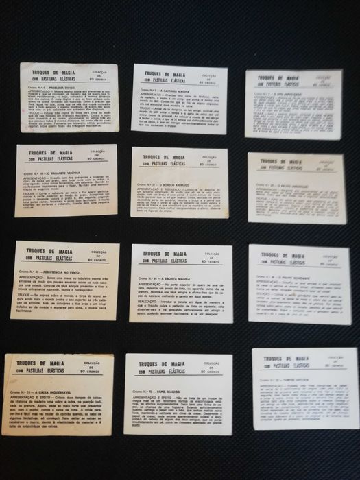 Cromos de Truques de magia