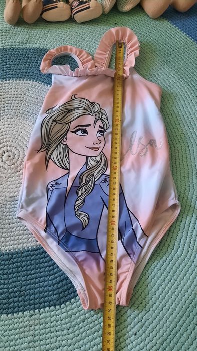 Strój kąpielowy jednoczęściowy r 128,Next Reima Elsa  Primark Molo Joha