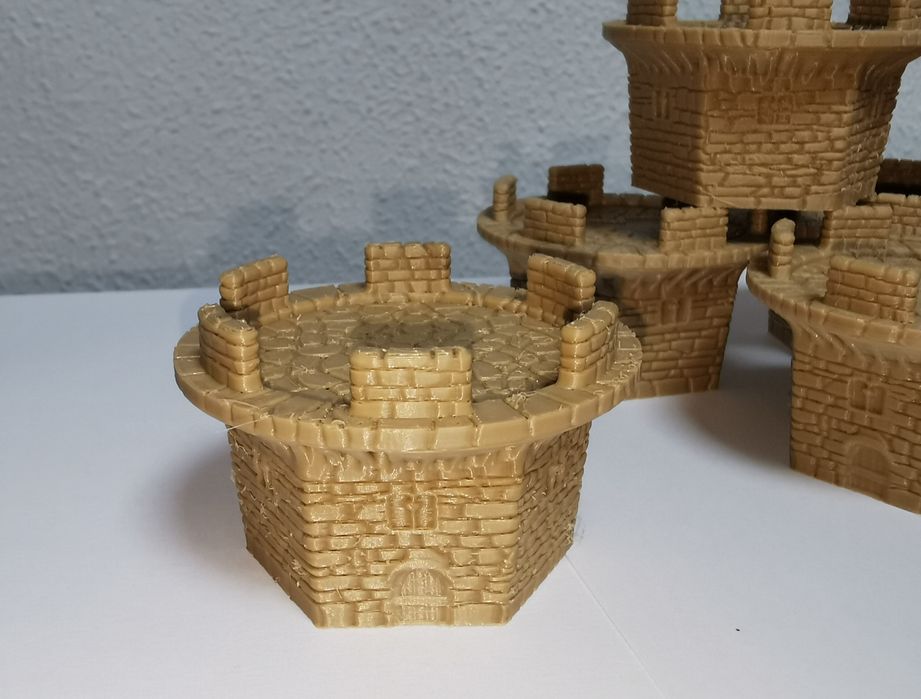 Torres decorativas (impressão 3d)
