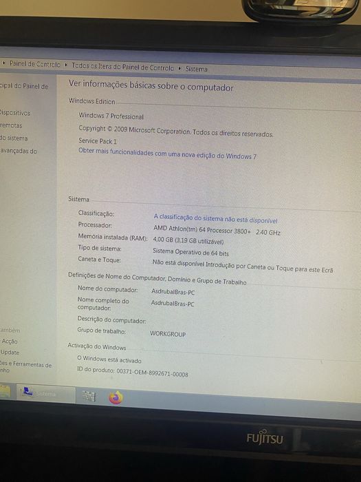 Oportunidade ! Computador HP torre c/Windows 7 prof e 2 Discos Sata instalados, em excelente estado