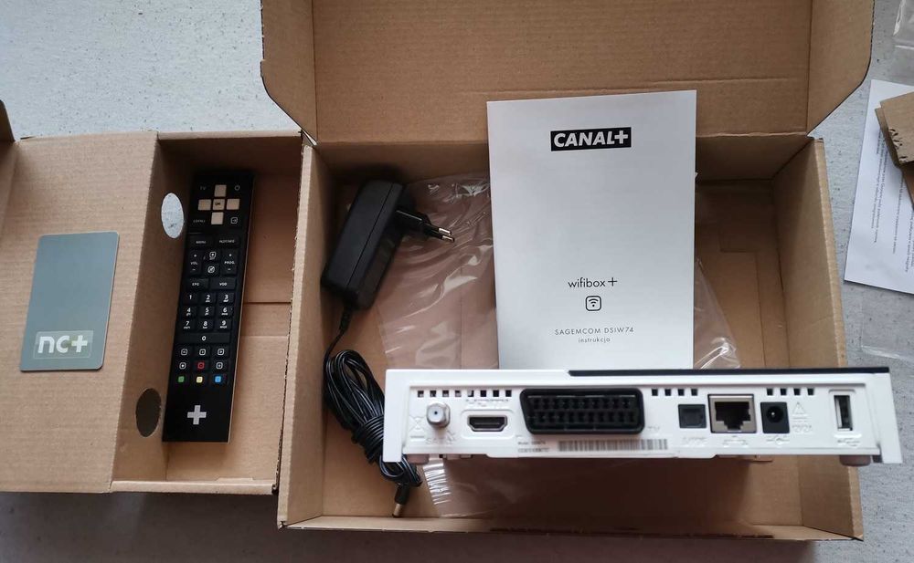 Dekoder Sagemcom DSIW74 Telewizja Na Kartę NC+