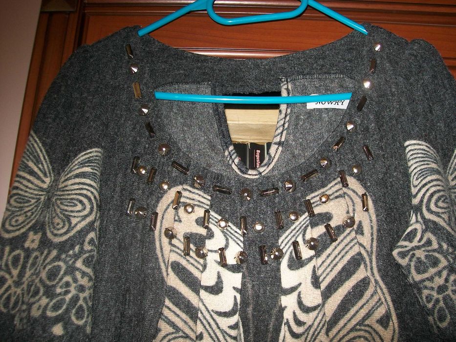 Mini sukienka / tunika w motyle - dżety