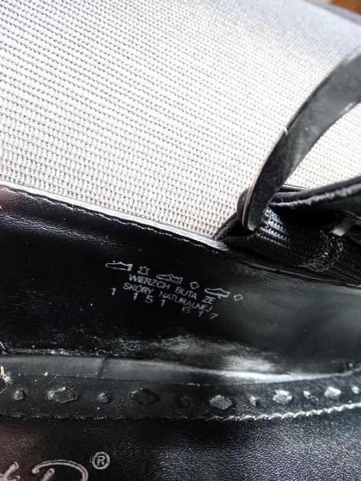 Jak NOWE czółenka buty skóra 39 Deichmann Janet D