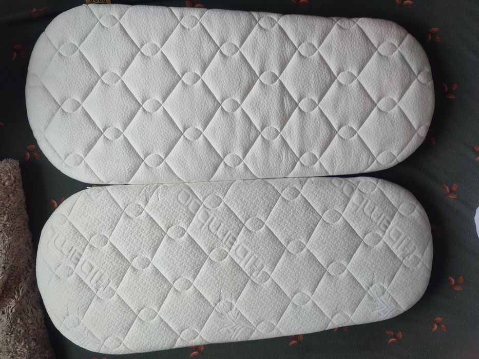 Dwa Materace do gondoli dla bliźniaków bliźniaczek