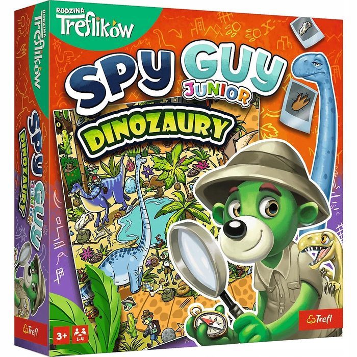 Gra Planszowa Spy Guy Junior Dinozaury Rodzina Treflików Trefl 02652