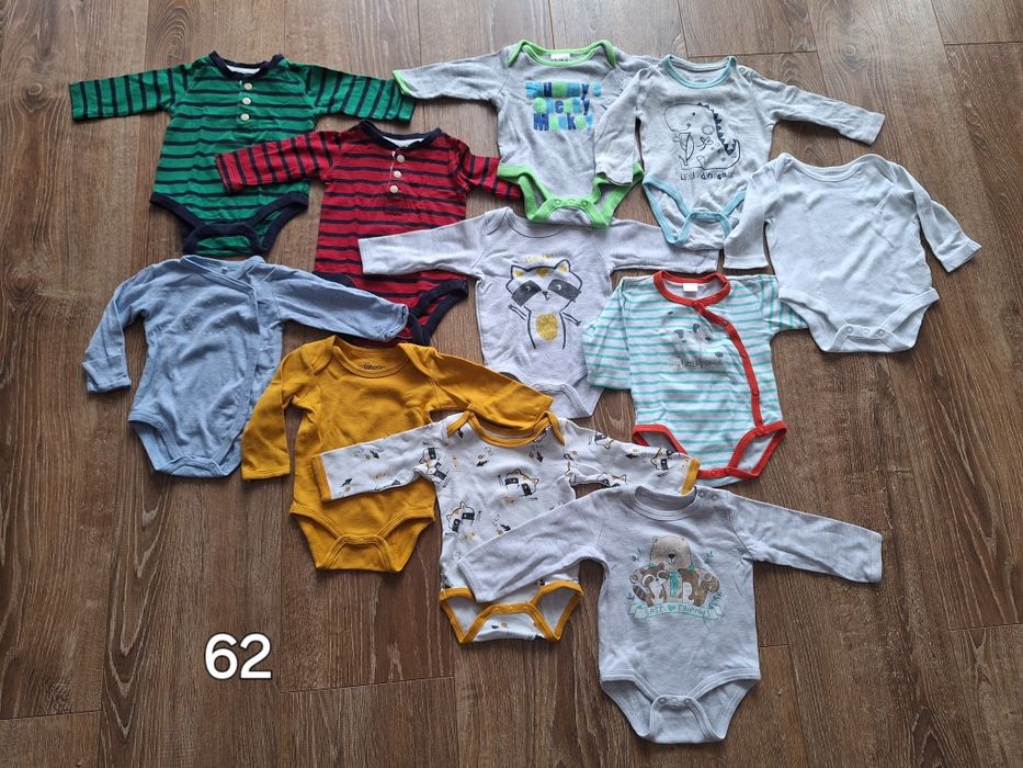 Paka body na długi rękaw. Rozmiar 62.