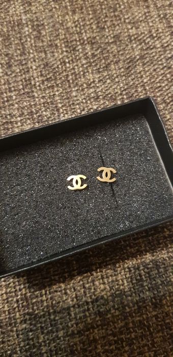 Nowe kolczyki CC Ch.a.n.e.l stal chirurgiczna