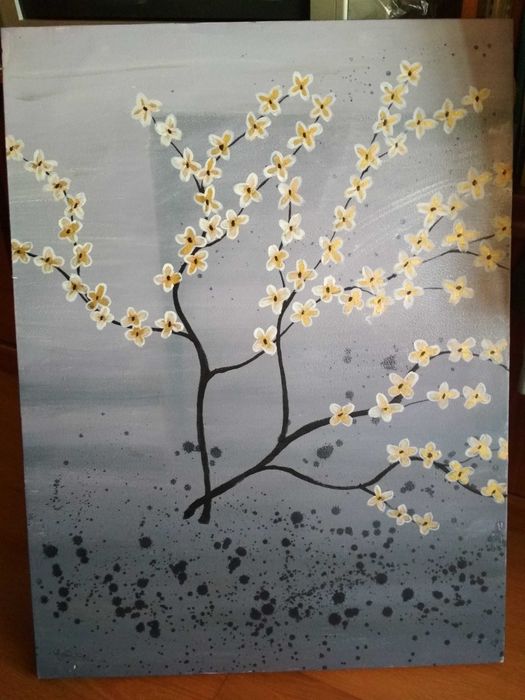 Quadro floral como novo64740374745986121