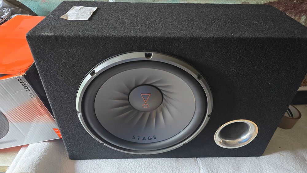 BASS BOX JBL 1000W MDF + Crunch + Kabel