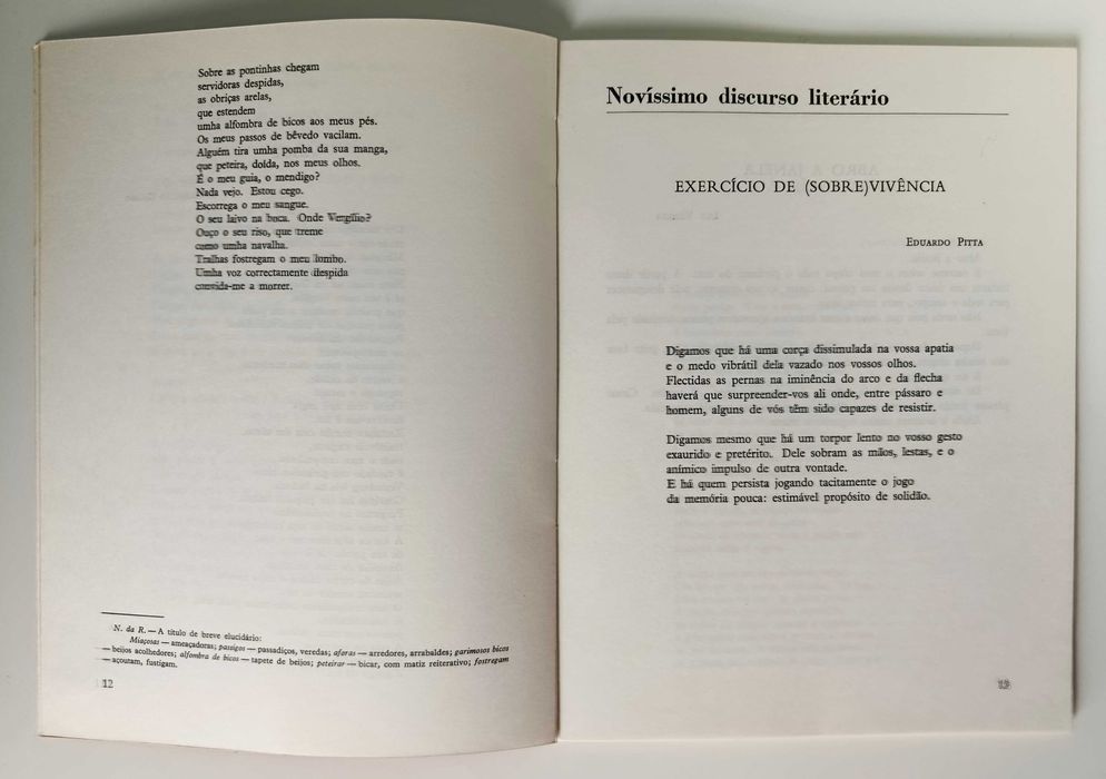 Cadernos de Literatura portuguesa da Universidade de Coimbra