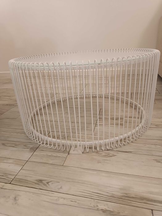 Mesa de centro vidro branca