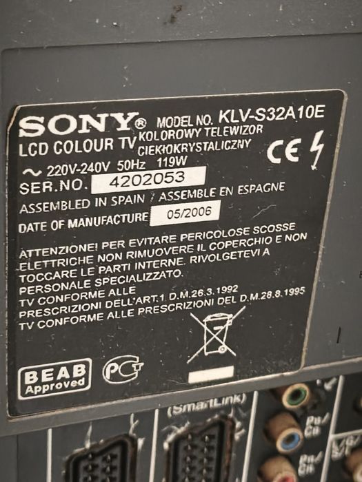 TV Sony Bravia para venda