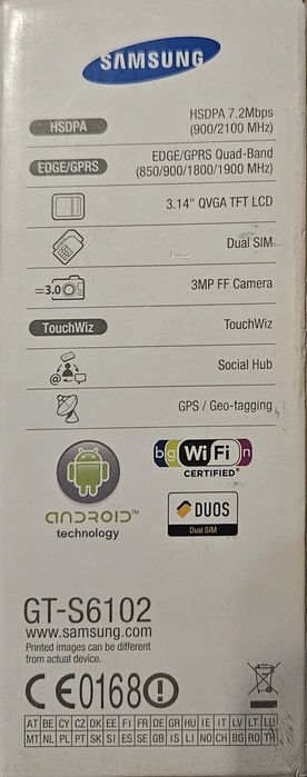Samsung Galaxy Y Young Duos GT-S6102 dual SIM