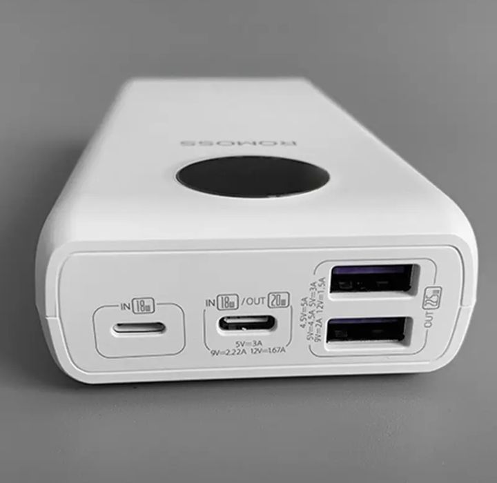ПОВЕРБАНК ROMOSS 20000mAh, PowerBank, павербанк, УМБ, новий, зарядная батерея